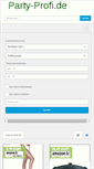 Mobile Screenshot of party-profi.de